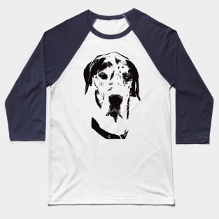 Great Dane Face Design Baseball T-Shirt